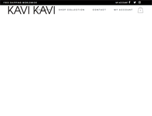 Tablet Screenshot of kavikavi.com